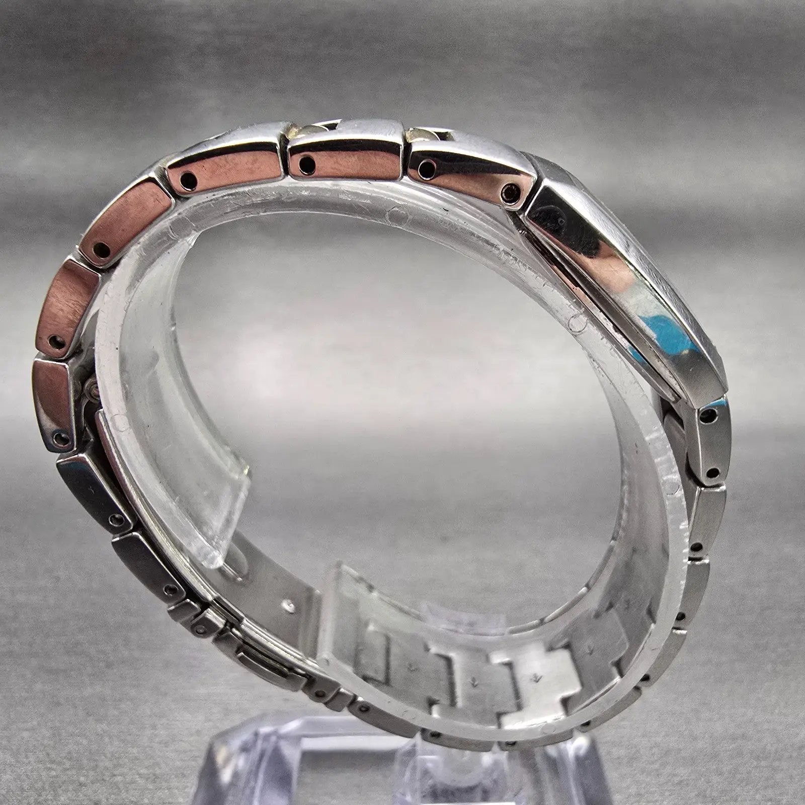 Seiko Watch Women 19mm White Dial Silver Tone Rectangle 1N01-0DA0 New Battery8