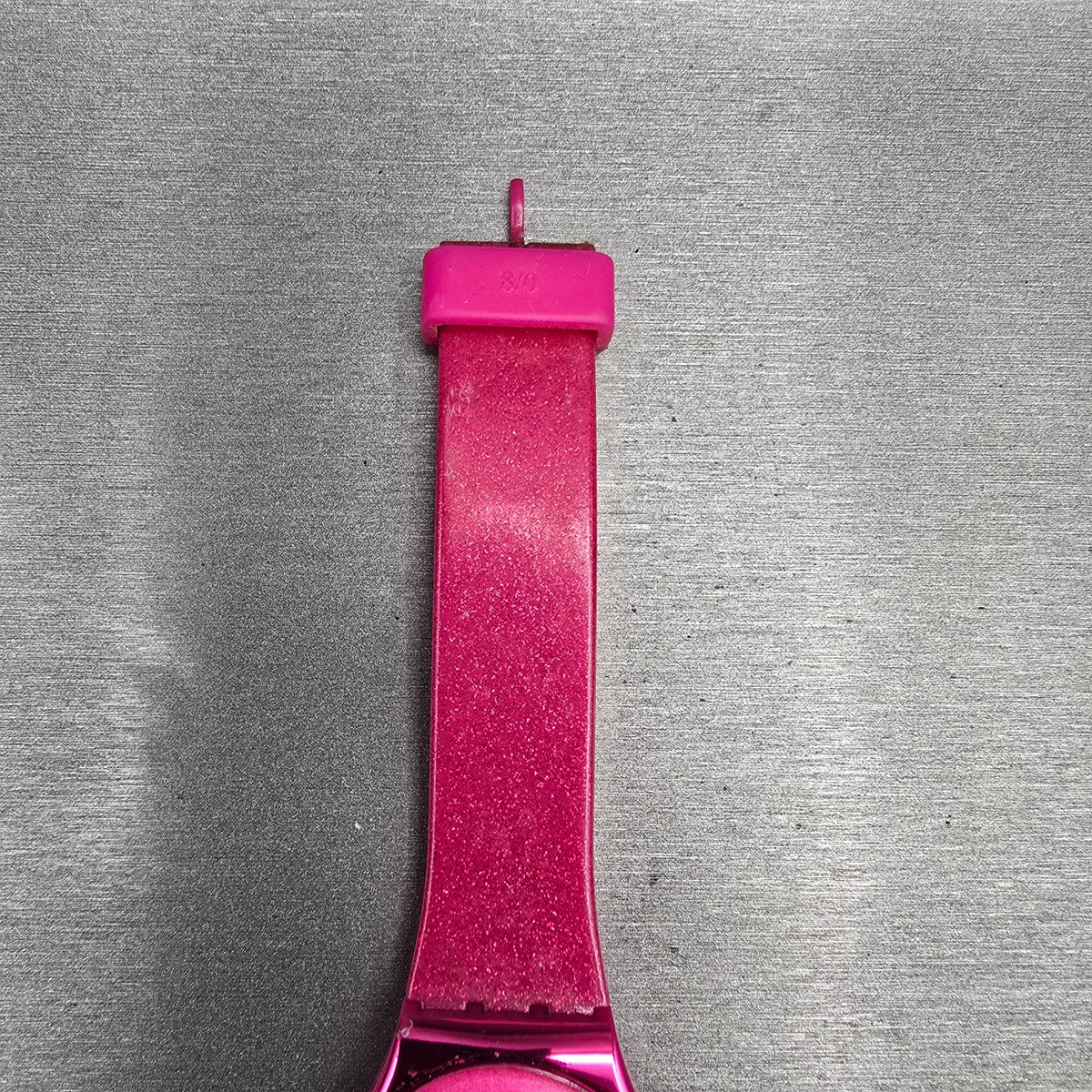 Swatch Deep Pink Watch Men 34mm Pink Dial Pink Tone Round GP139 New Battery READ4
