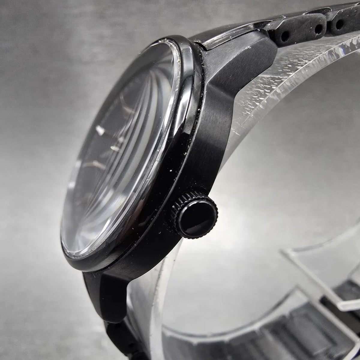 Citizen Axiom Eco-Drive Watch Women 29mm Black Dial Blackl Round EW2595-57E Runs3