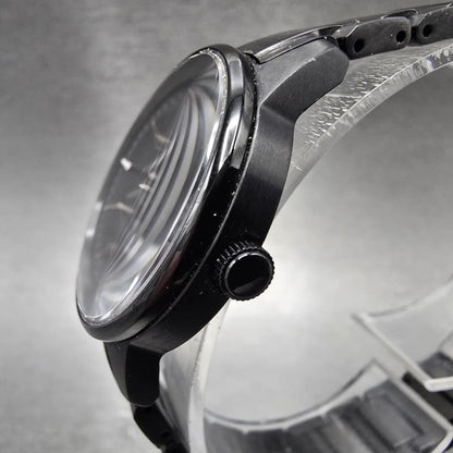 Citizen Axiom Eco-Drive Watch Women 29mm Black Dial Blackl Round EW2595-57E Runs3