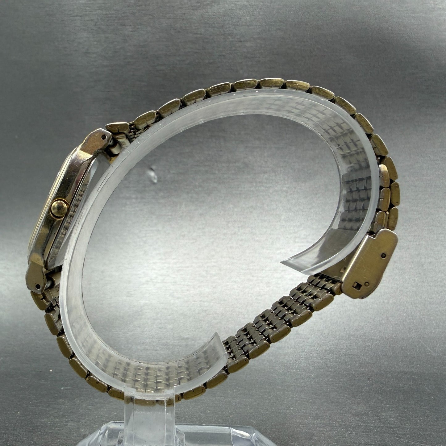 Citizen Tank Watch Unisex 27mm White Dial Gold Tone Rectangle 6031-K03658 PARTS7