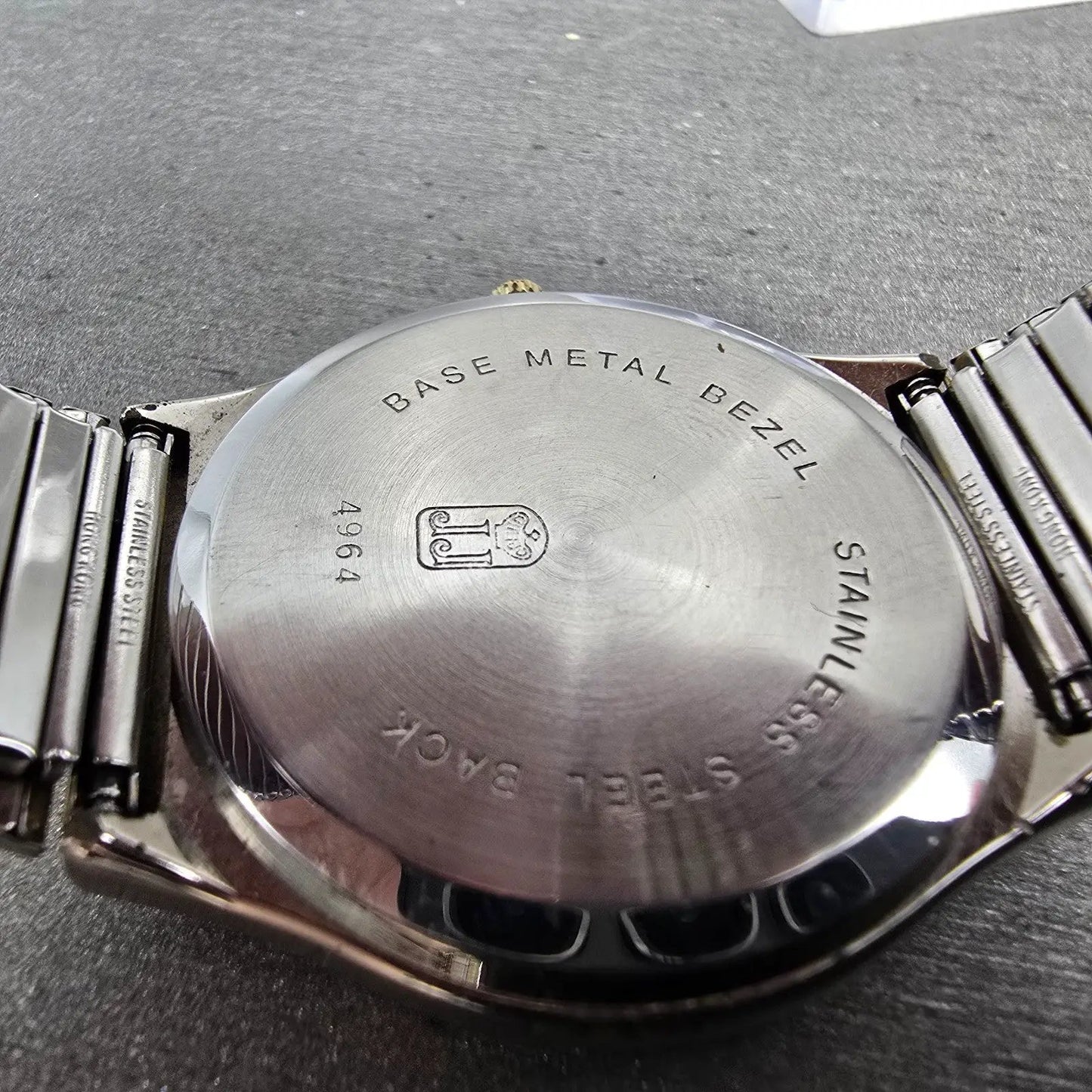 Jules Jurgensen Watch Men 34mm Champange Dial Two Tone Daydate Round New Battery9