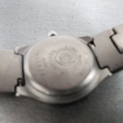 Cyma Watch Women 25mm Silver Dial Titanium Round 820 New Battery Vintage9