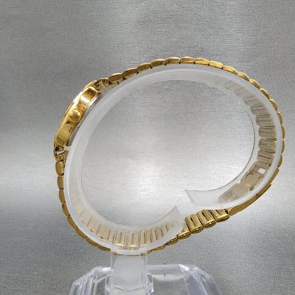 Citizen CQ Watch Women 17mm Black Dial Gold Tone Round 3220S10034 New Battery6