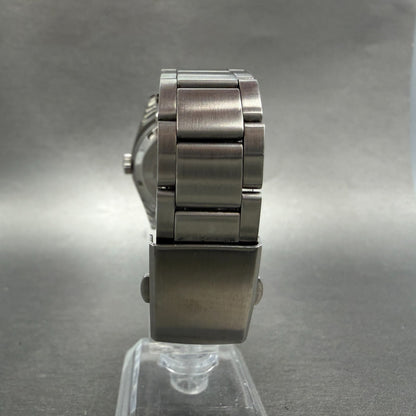 Elgin Automatic Watch Men 36mm Black Dial Stainless Steel Round FK-979 Runs8