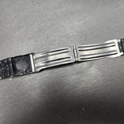Seiko Digital Watch Men 33mm LCD Black Tone Alarm Chronograph A904-5019 PARTS18