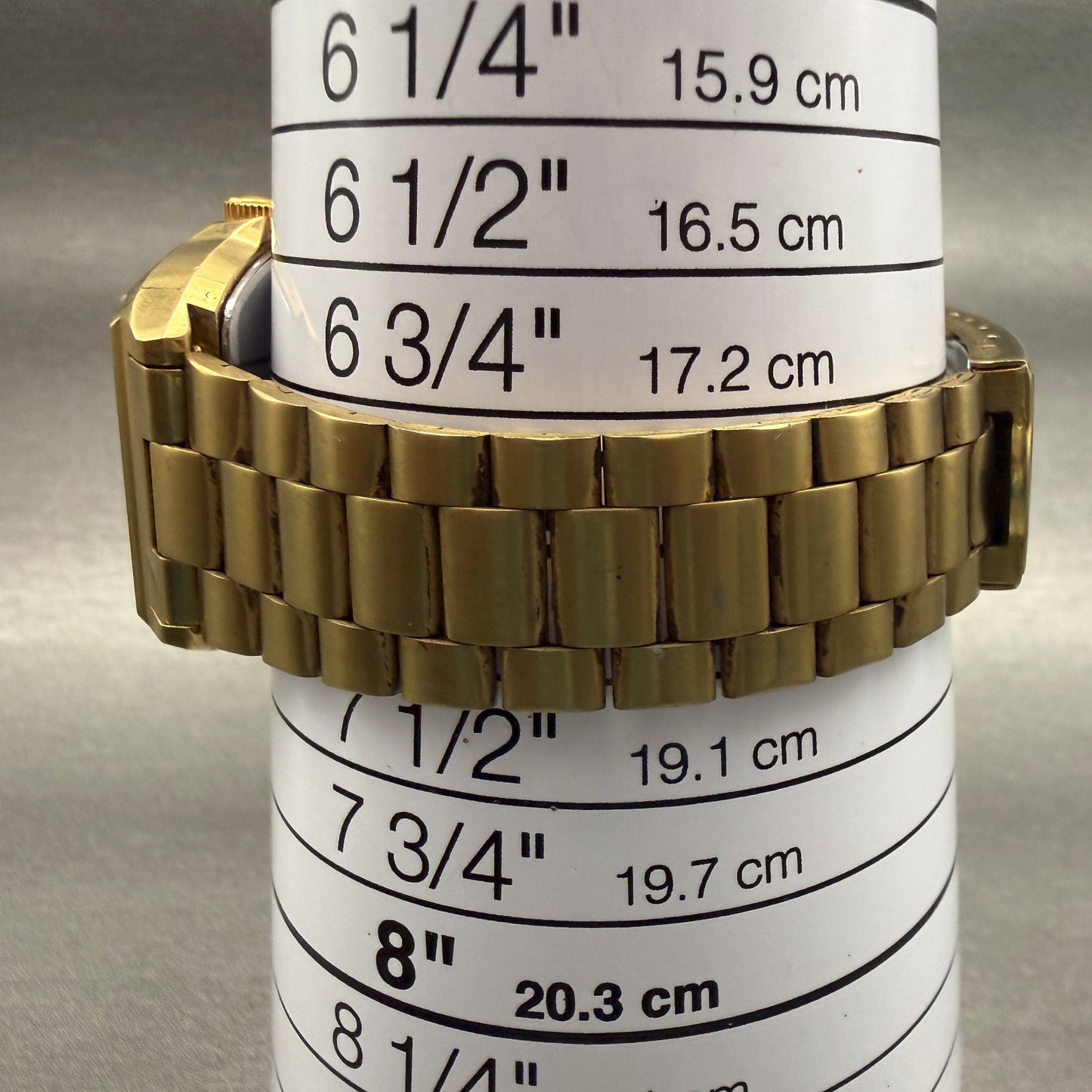 Seiko Spirit Watch Men 32mm Champagne Dial Gold Tone Daydate 7N48-5000 New Batt9