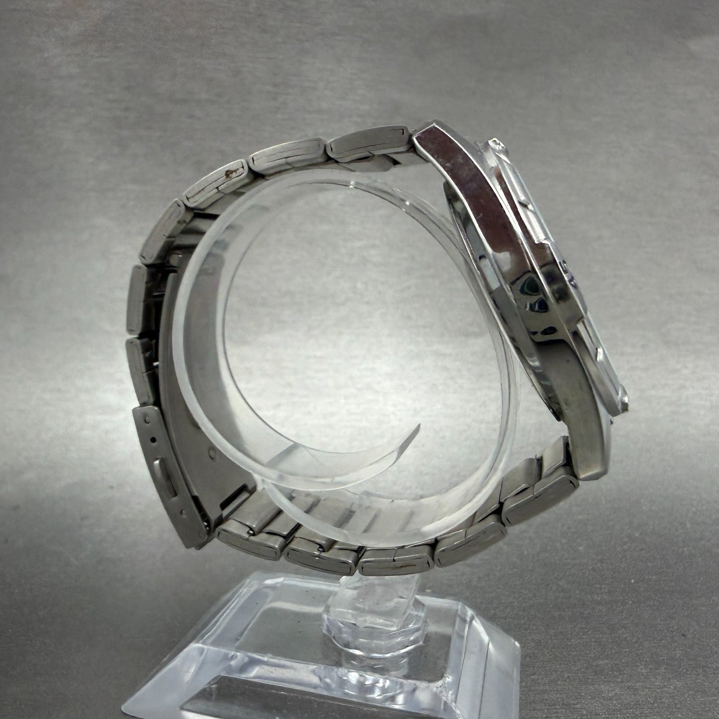 Casio Dive Watch Men 41mm White Dial Silver Tone Date Round MTP-1244 New Batt 7Q8