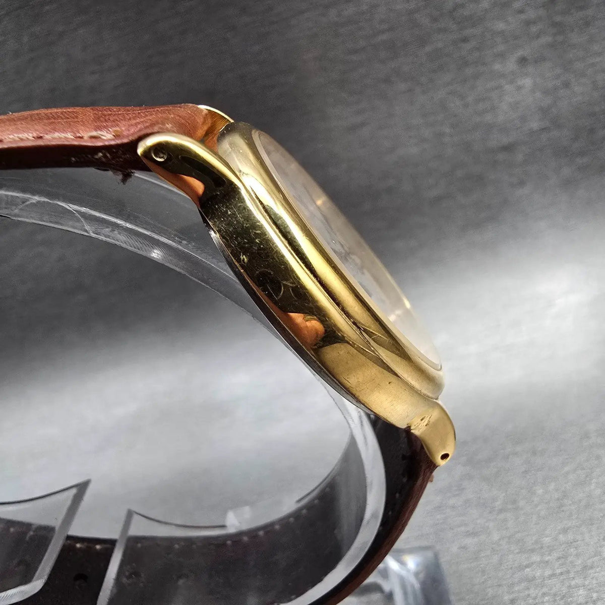 Seiko Pulsar Watch Men 33mm White Dial Gold Daydate V33F-7020 New Battery3