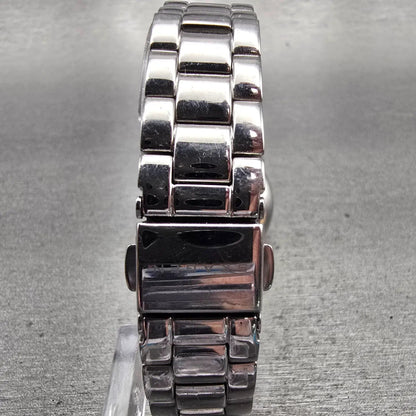 Skagen Watch Women 30mm Black Dial Silver Tone Gemmed 347SSXB New Battery7