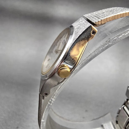Seiko Watch Women 19mm Silver Dial Silver Tone Round 4N00-0700 New Battery VTG2