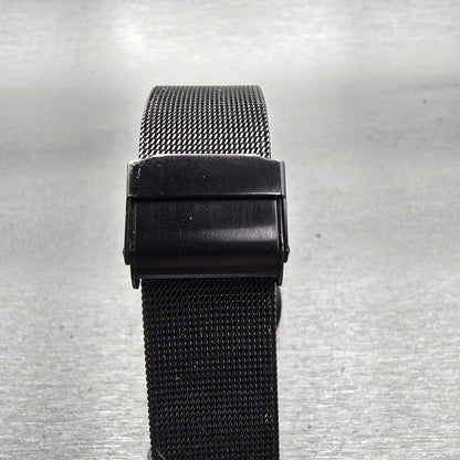 Skagen Watch Men 34mm Black Dial Black Tone Titanium Round 233LTMB New Battery7