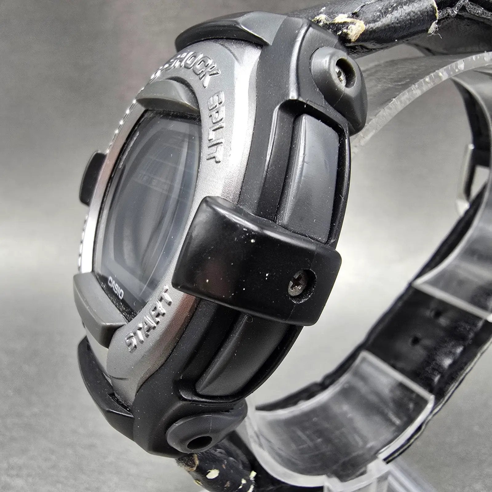 Casio G-Shock G-Cool GT-001 Watch Men 45mm Black Silver Alarm Chrono New battery2