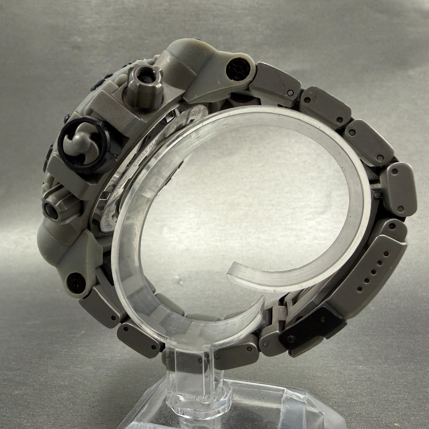 Invicta Subaqua Nitro Chrono Watch Men 50mm Silver Dial Gray Tone 0406 NewBatt6