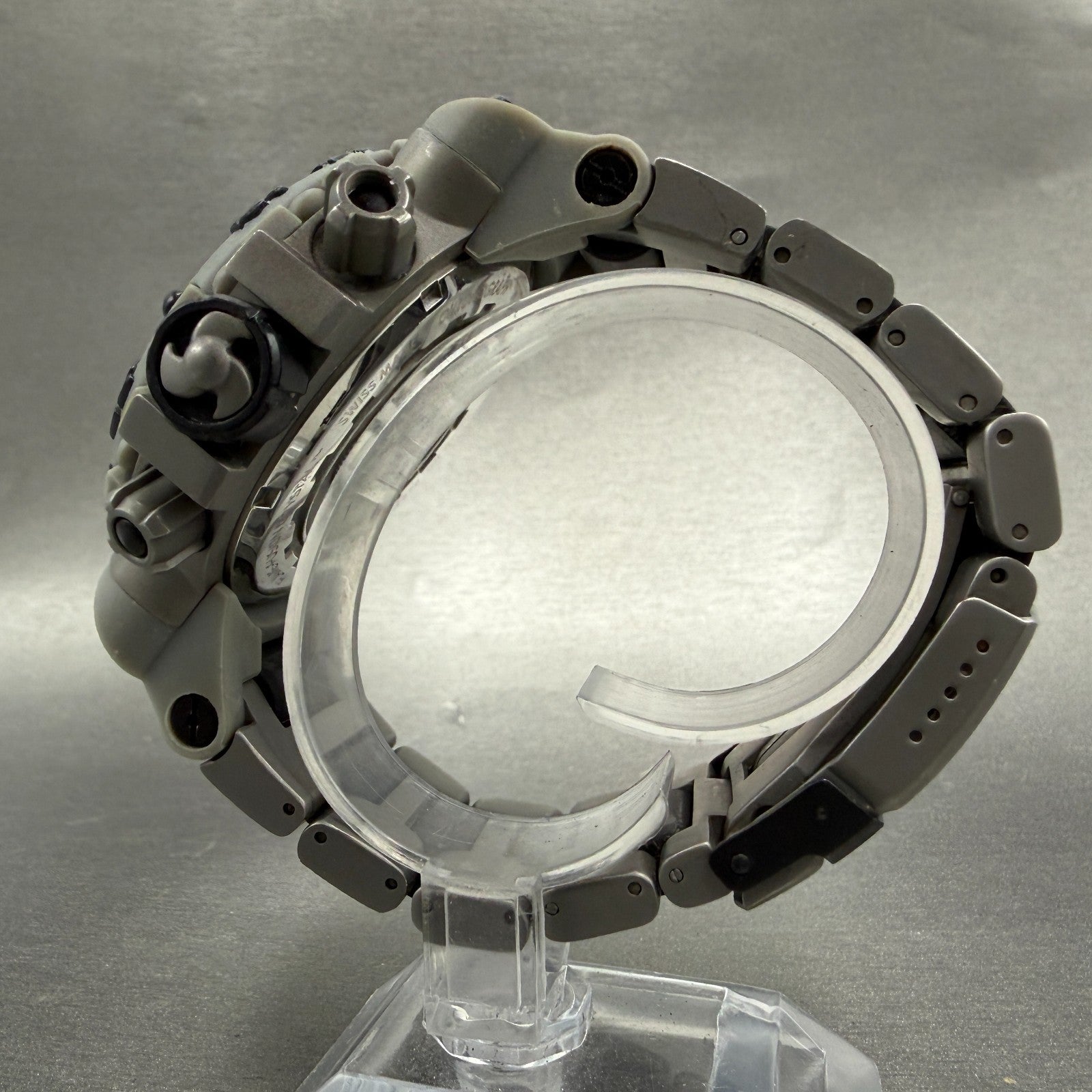 Invicta Subaqua Nitro Chrono Watch Men 50mm Silver Dial Gray Tone 0406 NewBatt6