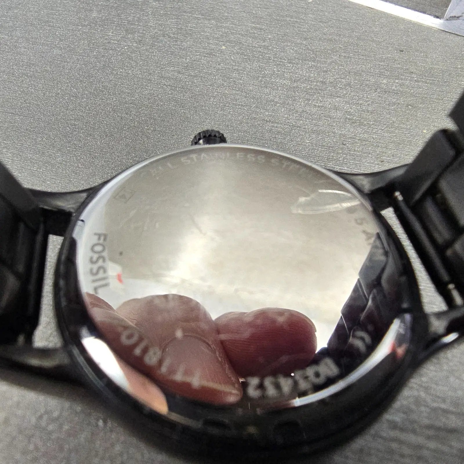 Fossil Watch Women 34mm Silver Dial Black Tone Round BQ3432 New Battery9
