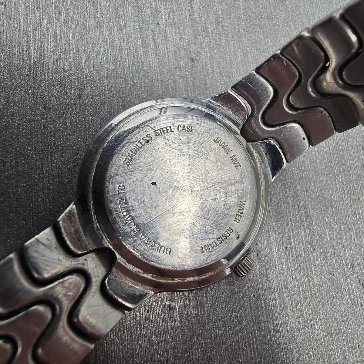 Bulova Watch Women 25mm Blue Dial Silver Tone Date Round 96M09 New Battery JP10