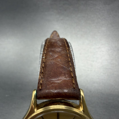 Seiko Watch Women 28mm Gold Dial Gold Tone Round 4N00-0720 New Battery Vintage4