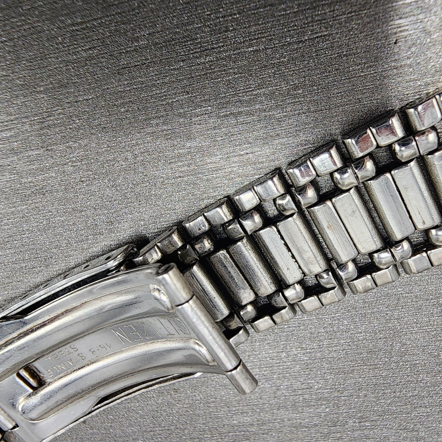 Citizen Bracelet 12mm Stainless Steel Tri Folding Clasp  Vintage9