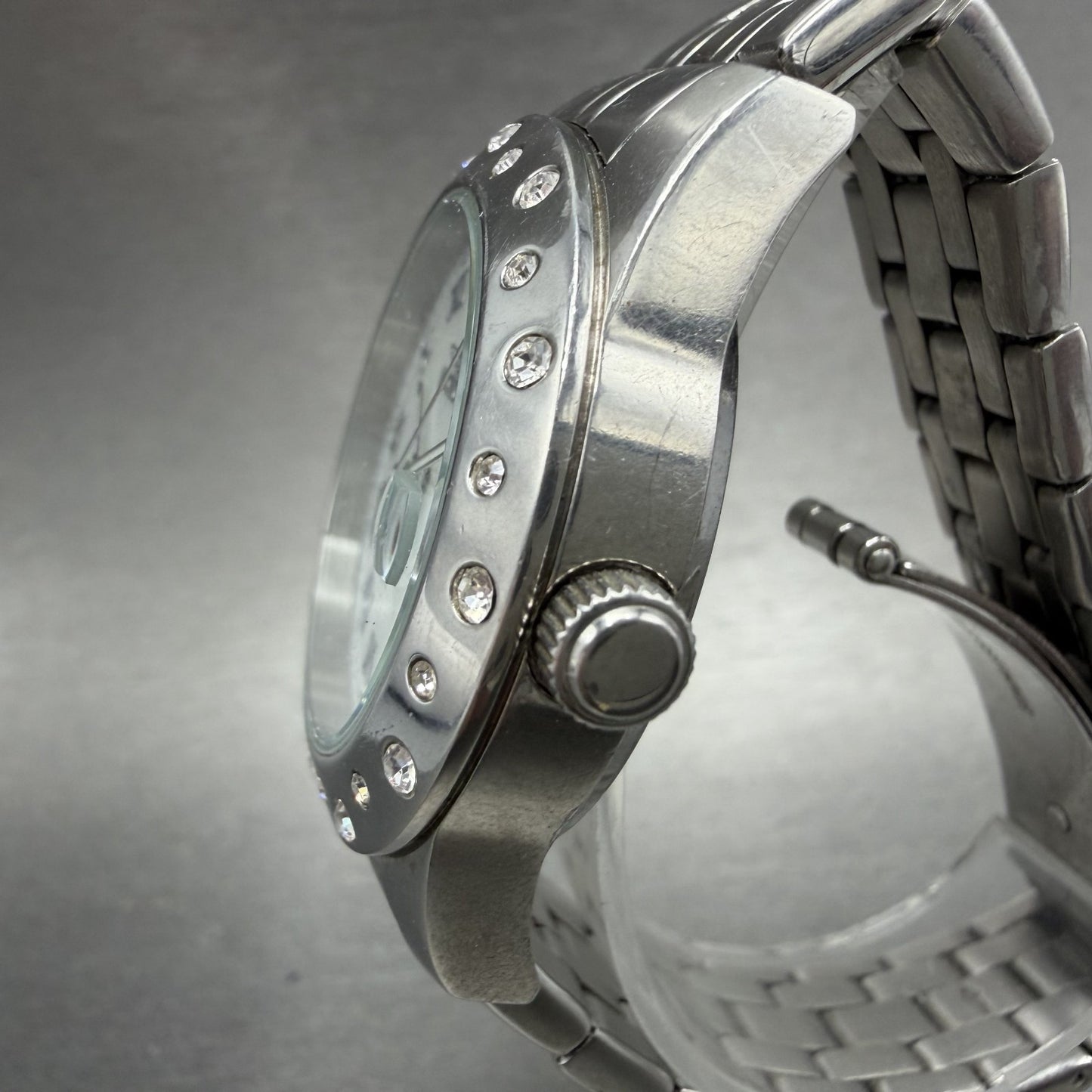 Invicta Angel watch Women 36mm MOP Dial Silver Tone Date Round 18977 New Batt2