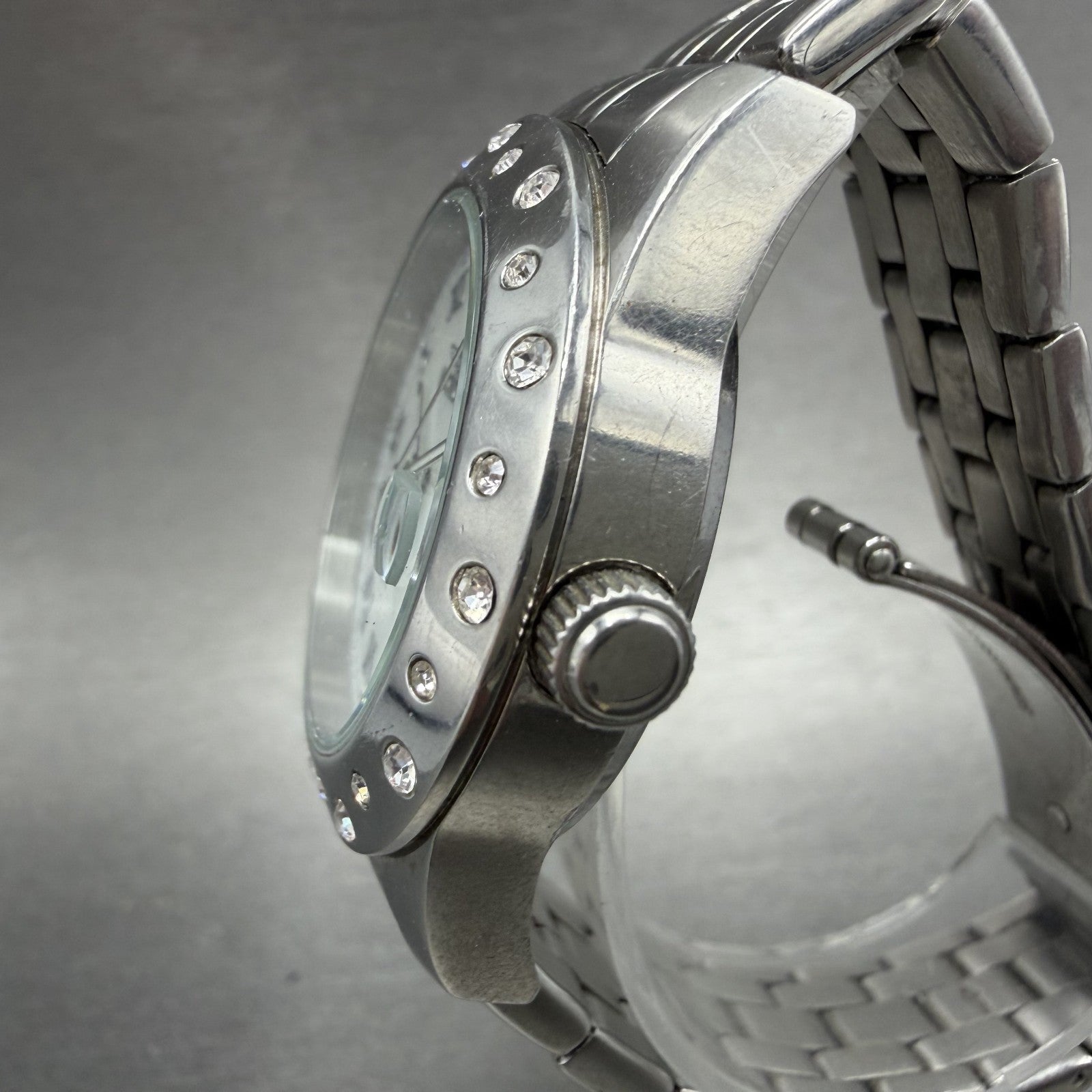 Invicta Angel watch Women 36mm MOP Dial Silver Tone Date Round 18977 New Batt2