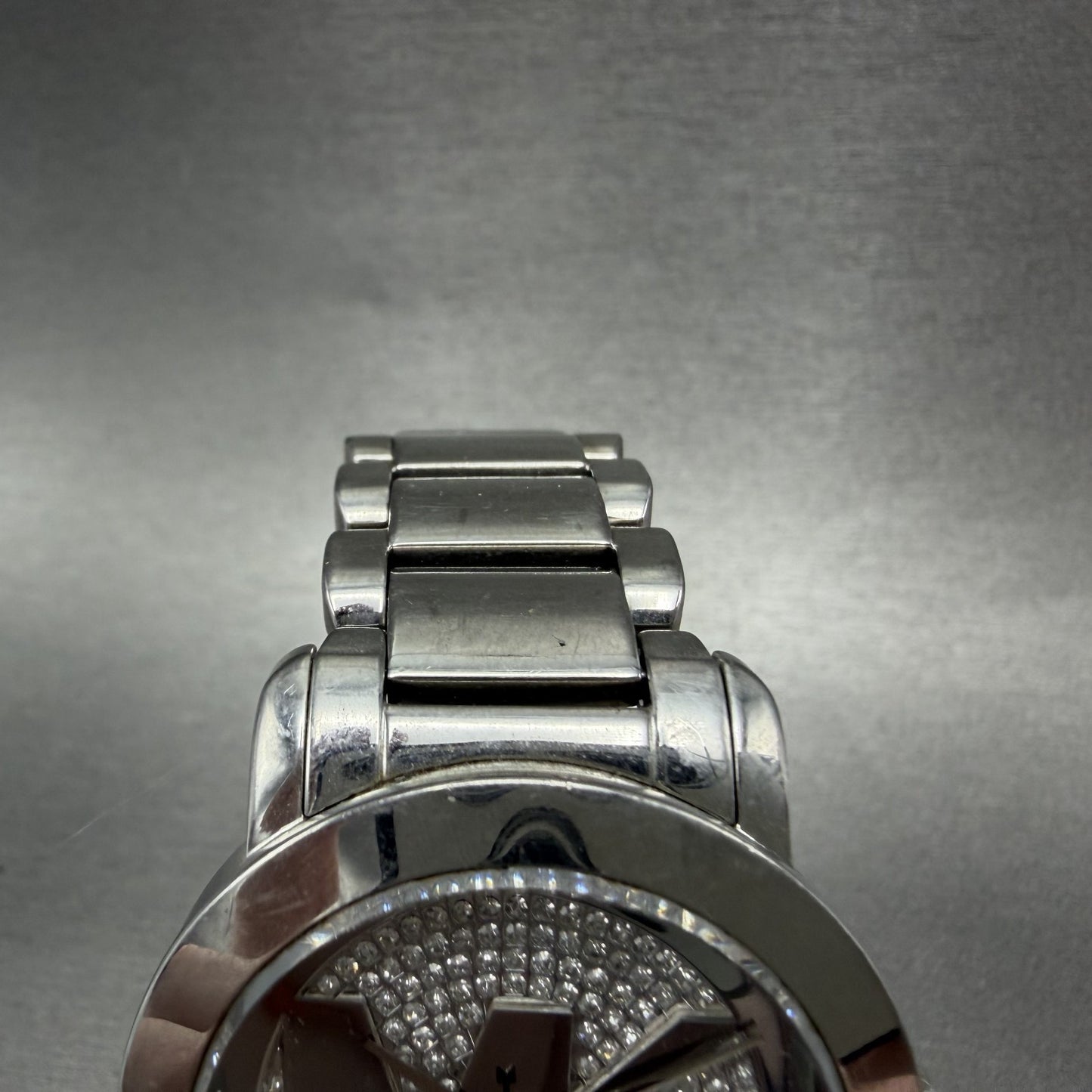 Michael kors Watch Women 38mm Silver Dial Silver Tone Round MK-3375 New battery4