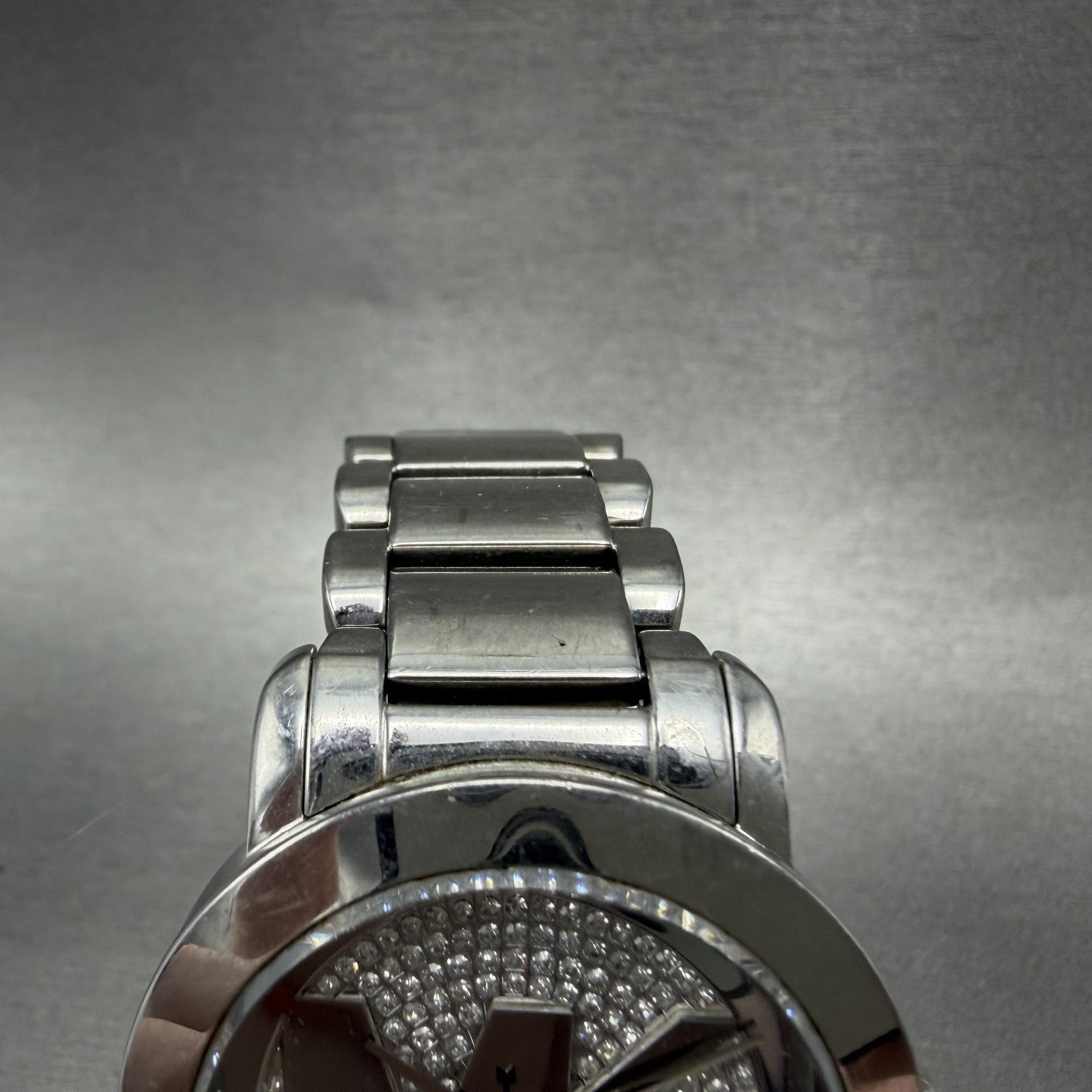 Michael kors Watch Women 38mm Silver Dial Silver Tone Round MK-3375 New battery4