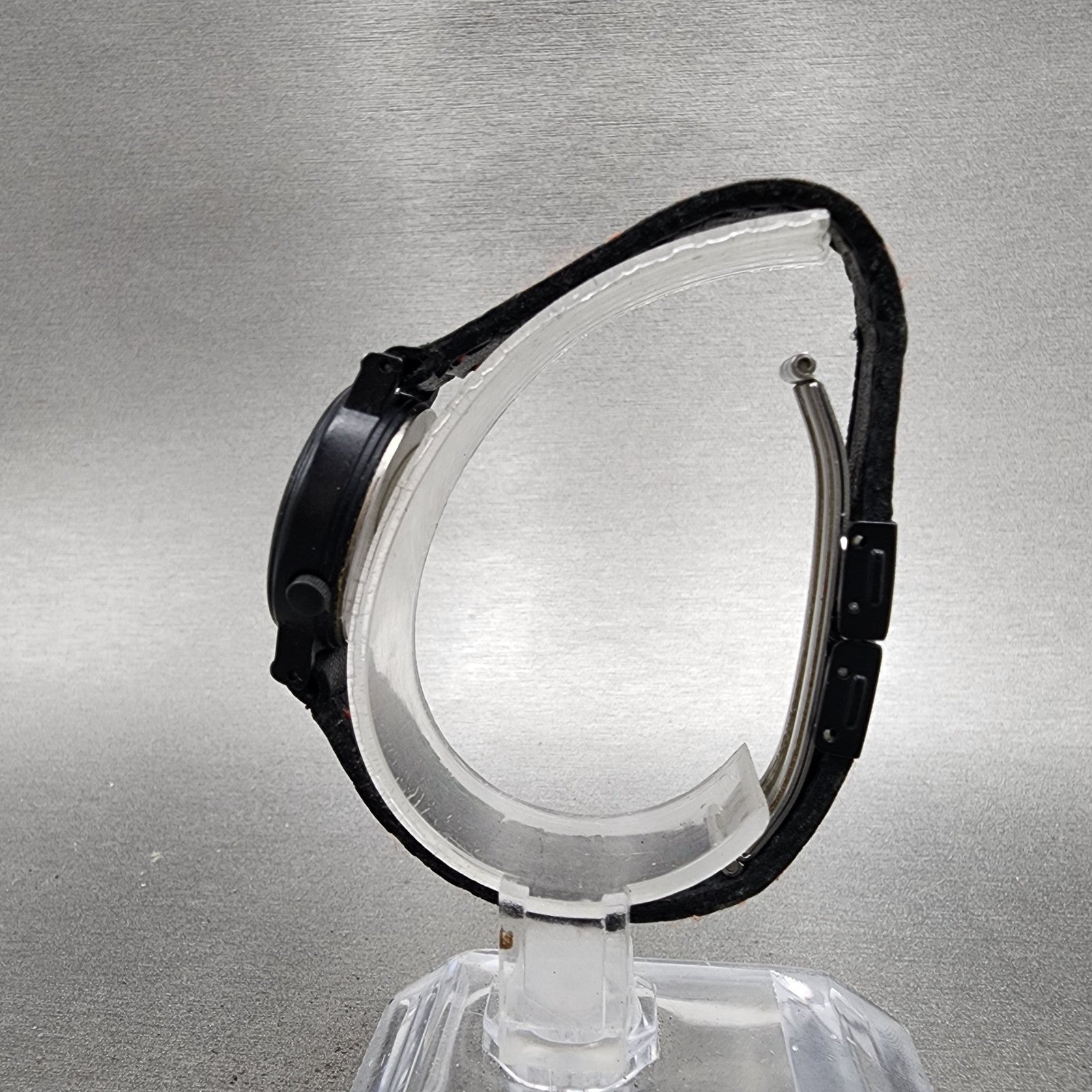 Seiko SQ Watch Women 24mm White Dial Black Tone Daydate Round 3E230A50 New Batt7