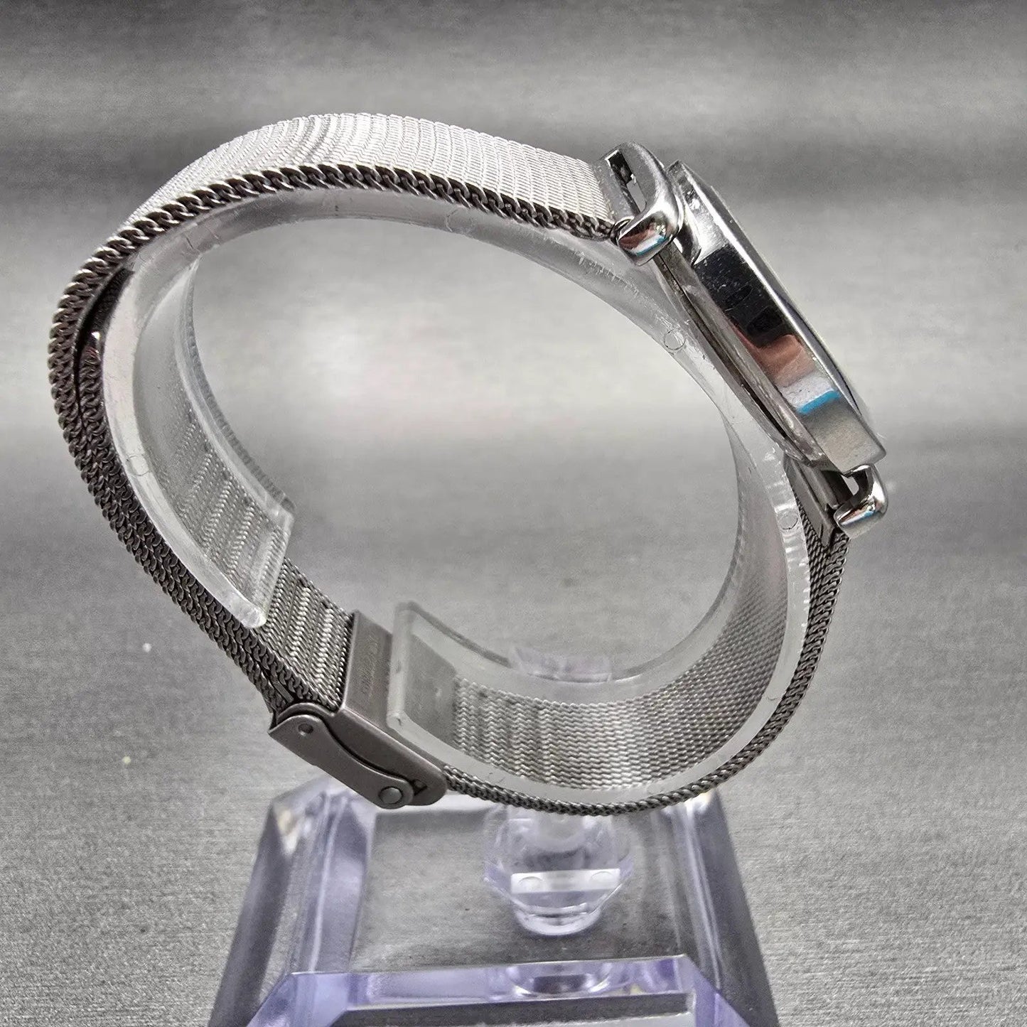 Skagen Steel Watch Women 25mm Silver Dial Silver Tone Round 107SGSC New Battery7