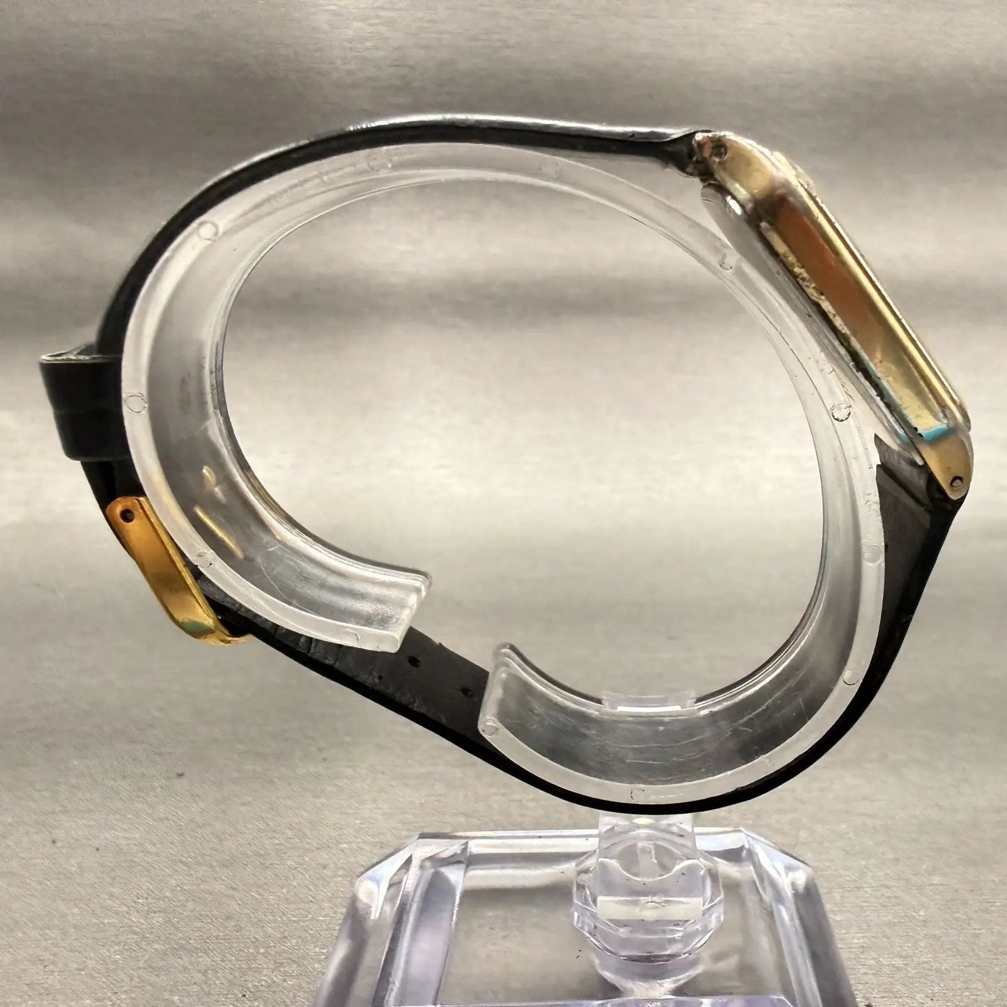 Citizen CQ Watch Men 27mm Gold Dial Gold Tone Rectangle 2830-262841 New Battery8