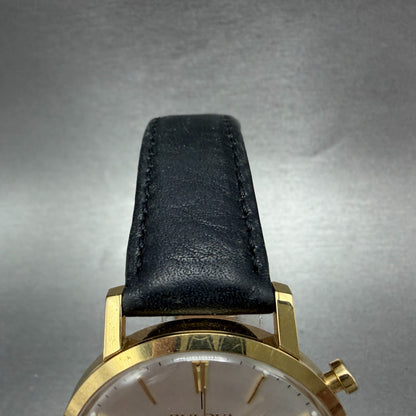 Bulova Chronograph Watch Men 41mm Silver Dial Gold Tone Date 97B155 New Battery4