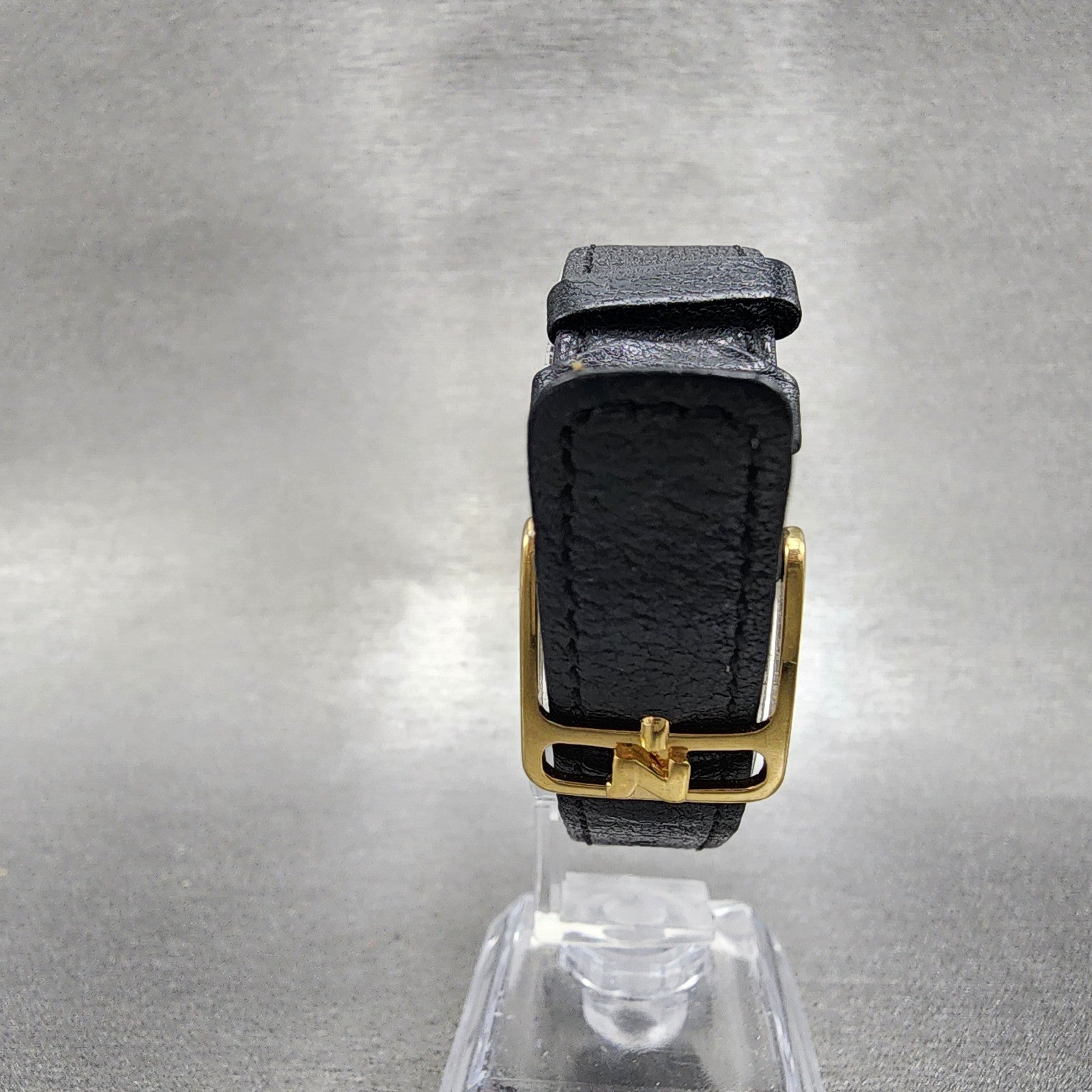 Nina Ricci Tank Watch Women 21mm Champagne Dial Two Tone Rectangle New Battery7