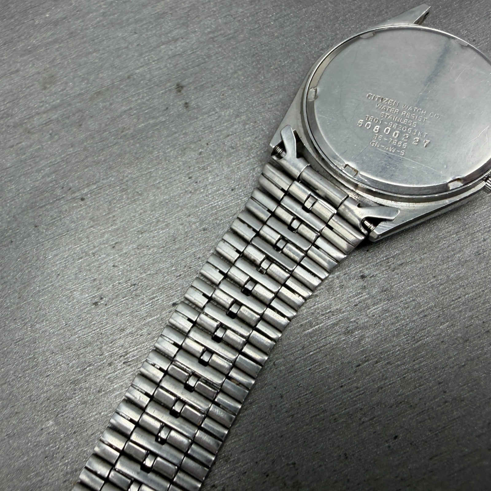 Citizen Railroad Approved Watch Men 35mm White Dial Silver 3801-892053 PARTS13