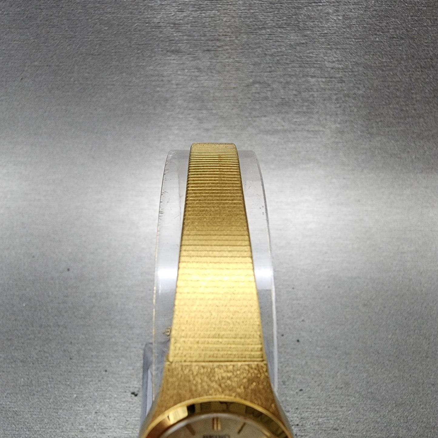 Seiko Watch Women 18mm Champagne Dial Gold Tone Round 4n000669 New Battery4