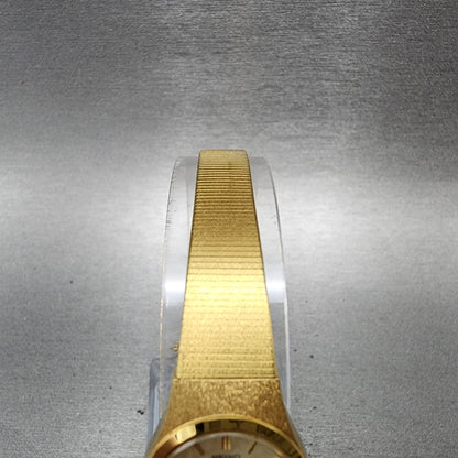 Seiko Watch Women 18mm Champagne Dial Gold Tone Round 4n000669 New Battery4