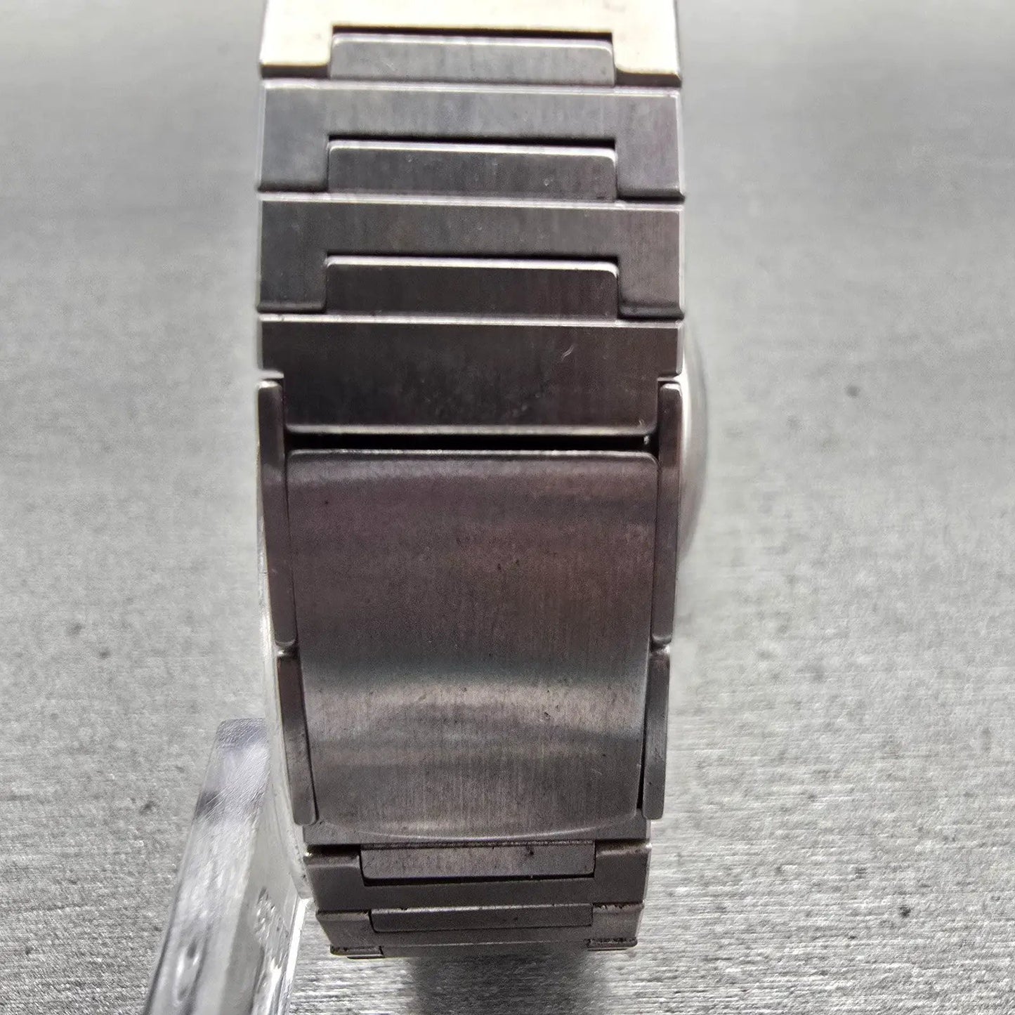 Seiko Watch Men 32mm White Dial Silver Tone Date Rectangle 5932-5030 New Battery7