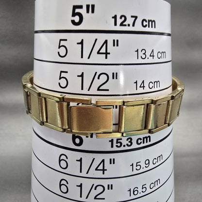 Seiko Watch Women 24mm Black Dial Gold Tone Rectangle 11-3478 Vintage Works9