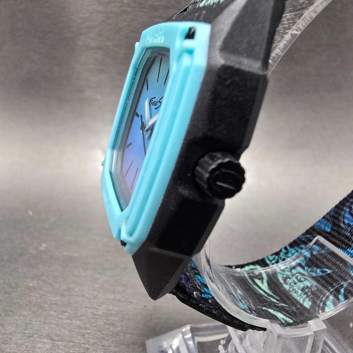 Freestyle Shark Watch Men 38mm Blue Dial Black Shark week Tribal Octagon NewBatt2