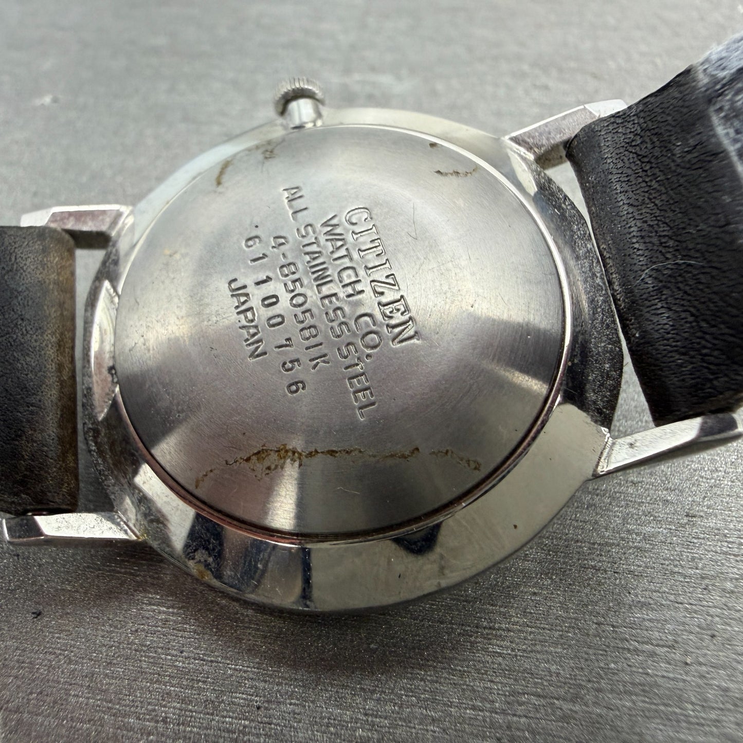 Citizen CQ Watch Men 32mm Silver Dial Silver Tone Round 4-850581 PARTS10