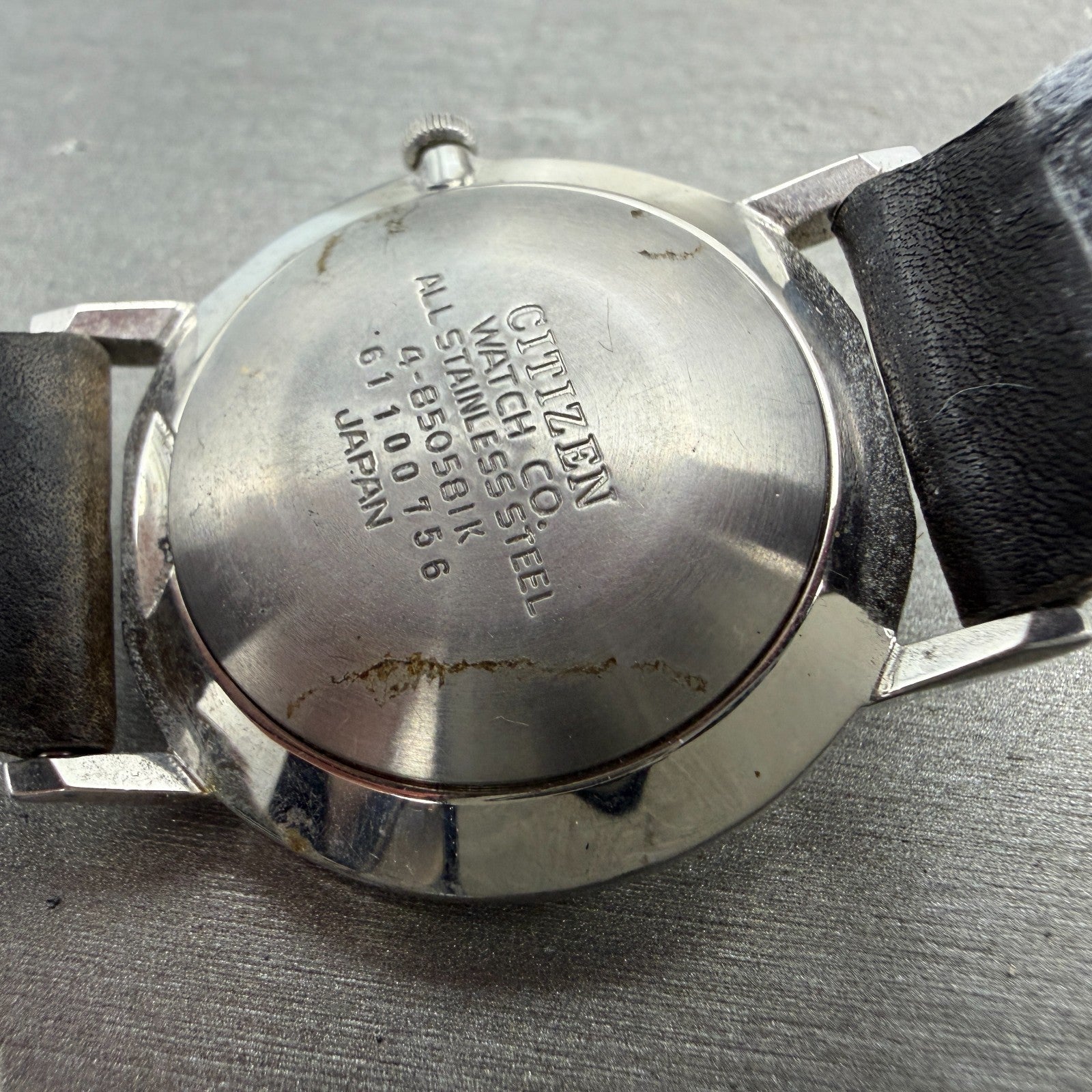 Citizen CQ Watch Men 32mm Silver Dial Silver Tone Round 4-850581 PARTS10