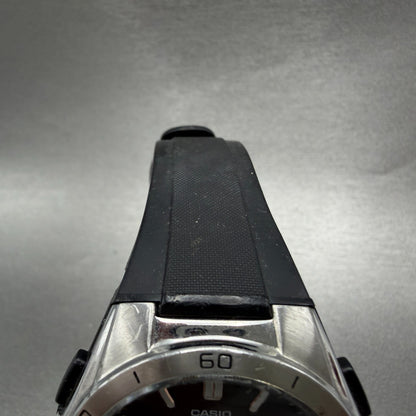 Casio Waveceptor WVQ-M410 Watch Men 43mm Black Dial Silver Tone Date Solar RunsG4