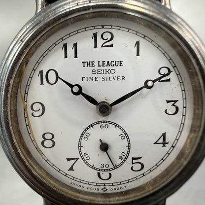 Seiko The League Watch Women 25mm White Dial Fine Silver 2G38-0A20 New Battery1
