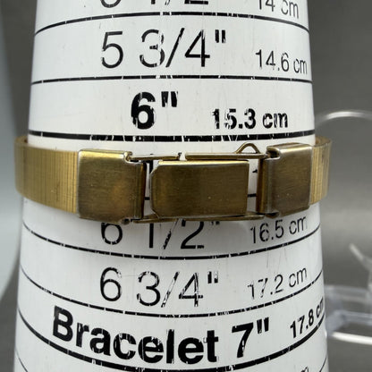 Seiko Watch Women 23mm Champagne Dial Gold Tone Round 3421-0079 New Battery10
