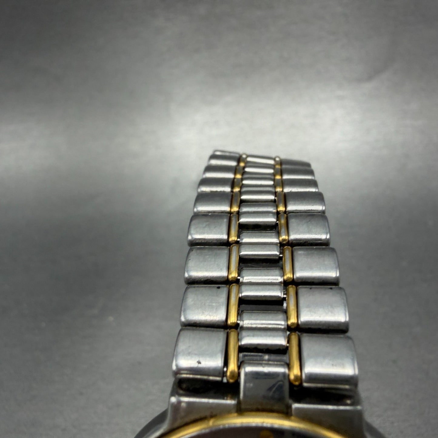Seiko Cadet Watch Men 34mm White Dial Two Tone Round 5P31-6C50 New Battery4