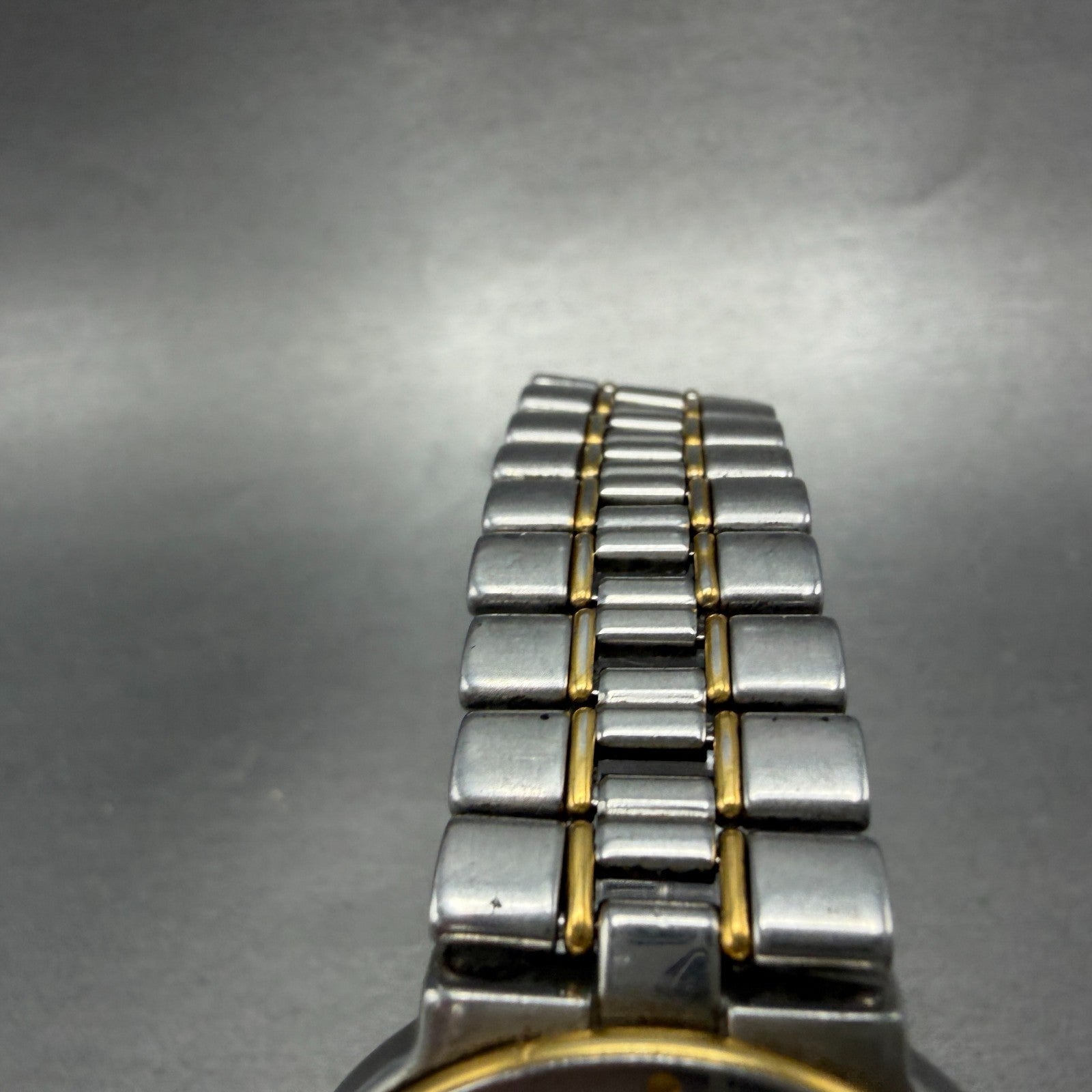 Seiko Cadet Watch Men 34mm White Dial Two Tone Round 5P31-6C50 New Battery4