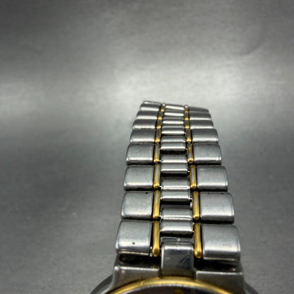 Seiko Cadet Watch Men 34mm White Dial Two Tone Round 5P31-6C50 New Battery4