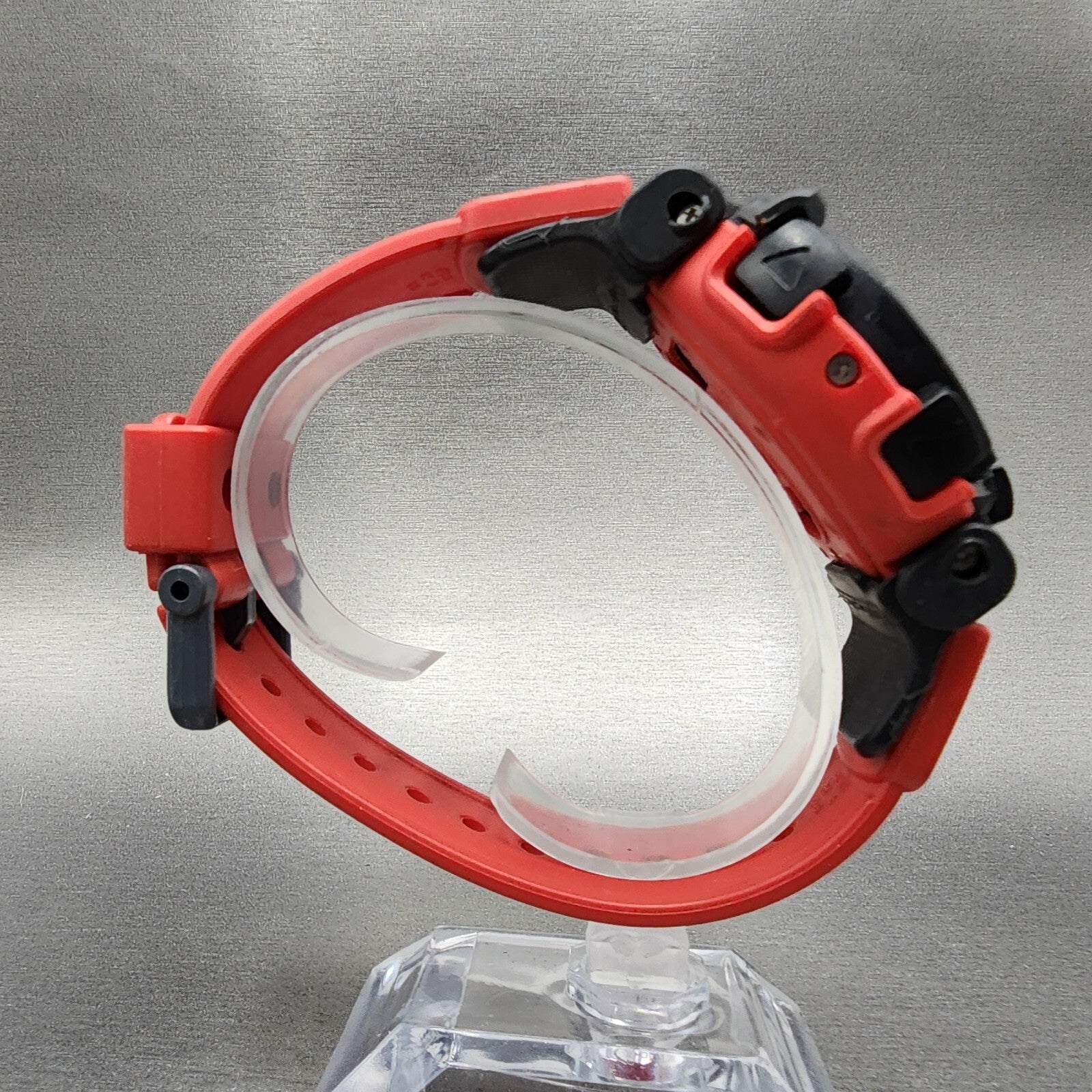 Casio GShock DW003 Watch Men 44mm Digital Black Red Round READ!!! New Battery8