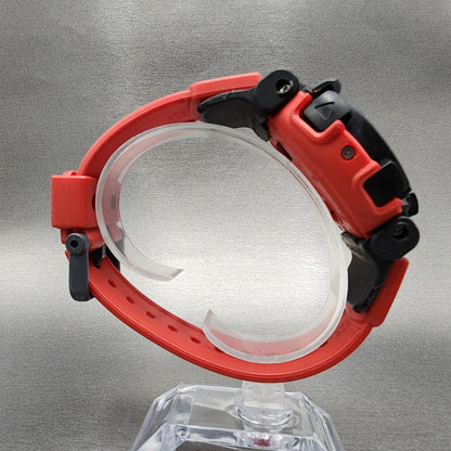Casio GShock DW003 Watch Men 44mm Digital Black Red Round READ!!! New Battery8