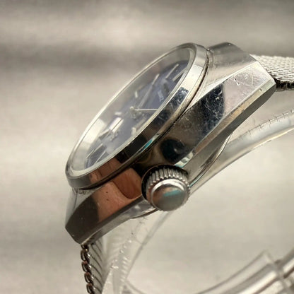 Citizen CQ Watch Women 25mm Blue Dial Silver Daydate Round 4-751435K New Battery2