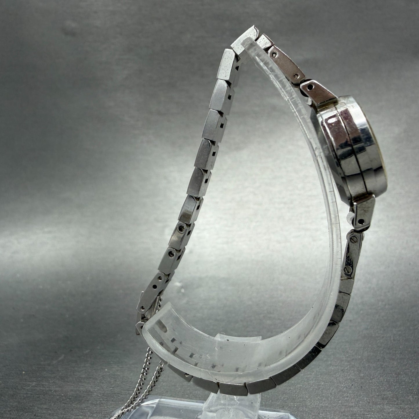 Seiko Solar Watch Women 19mm Silver Dial Silver Tone Manual Round 10-0280 Runs8